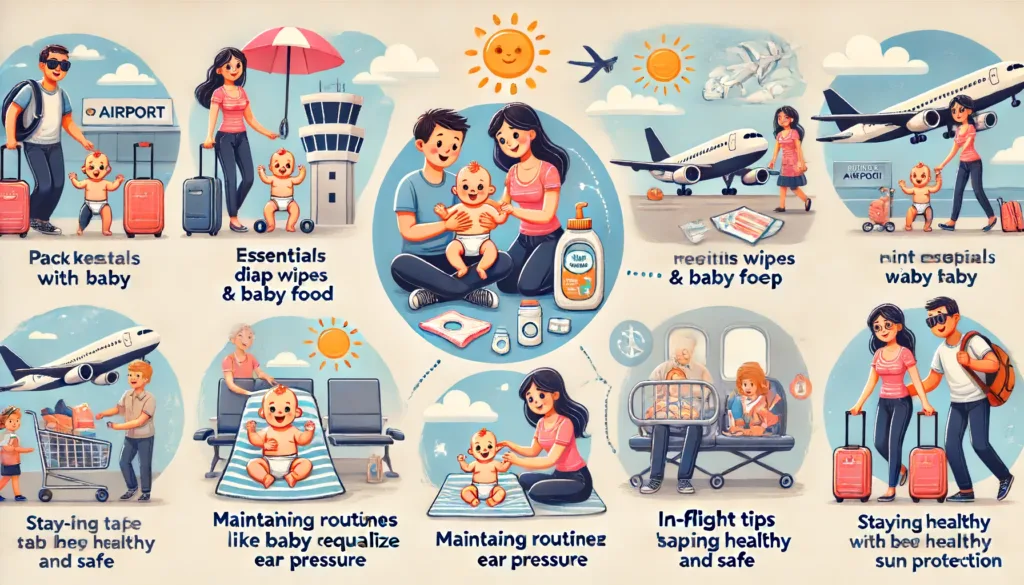 Top 6 Essential Travel Tips for Parents Traveling with Babies.